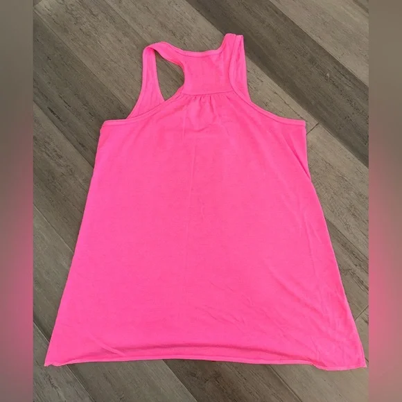 burn boot camp STRONGER breast cancer racer back tank - Picture 3 of 3